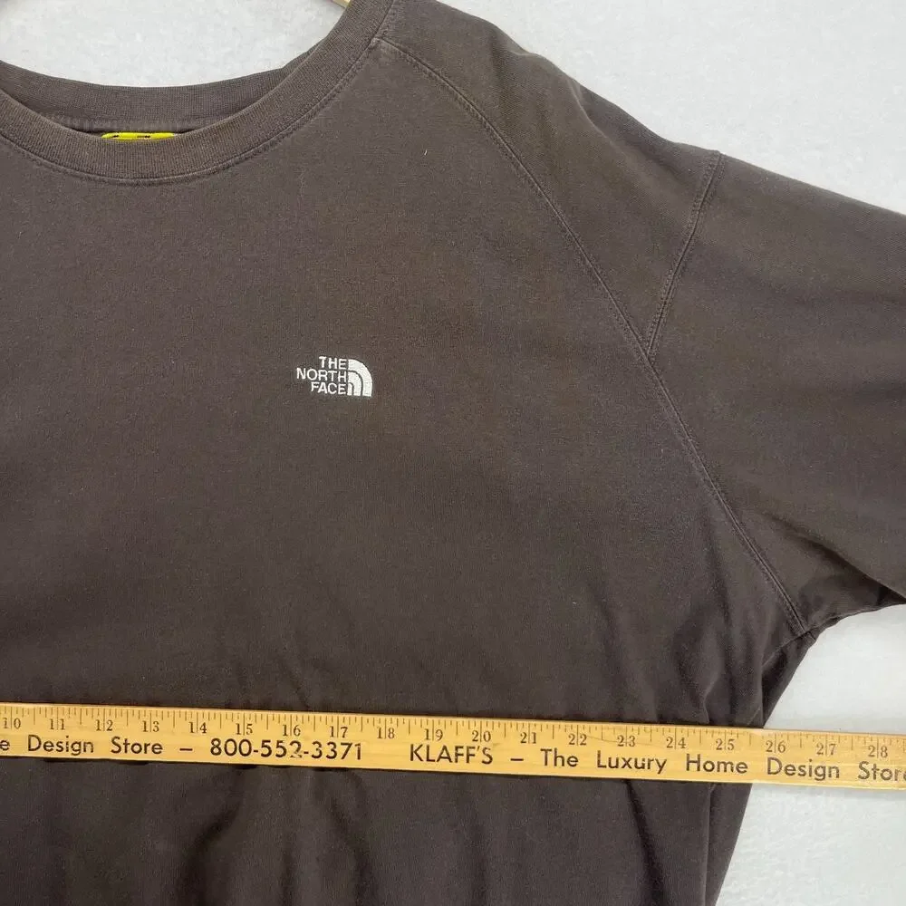 THE NORTH FACE Shirt Mens XXL Tee A5 Series Evolution Cotton Long Sleeve Brown